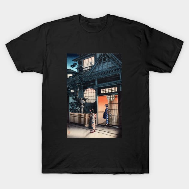 Araki alley in Yotsuya by Tsuchiya Koitsu T-Shirt by Takeda_Art